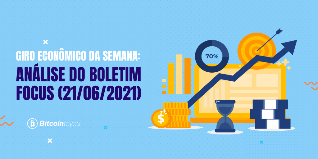 Analise de boletim com moedas e gráficos ilustrados