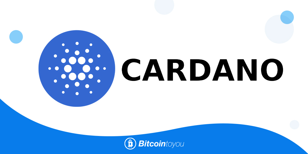 Imagem com simbolo da rede cardano, circulo azul com bolinhas brancas