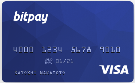 cartão bitcoin bitpay