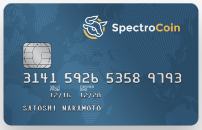 cartão bitcoin spectro